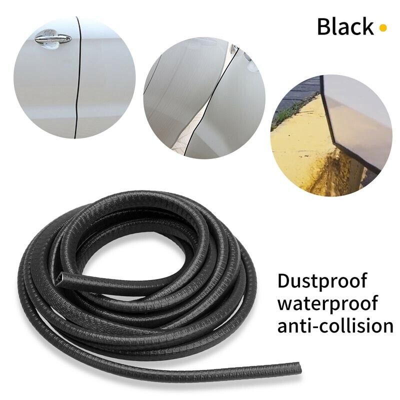 4.5M Car Door Boot Edge Protector Strip Trim U Shape Guard Seal Rubber Black UK