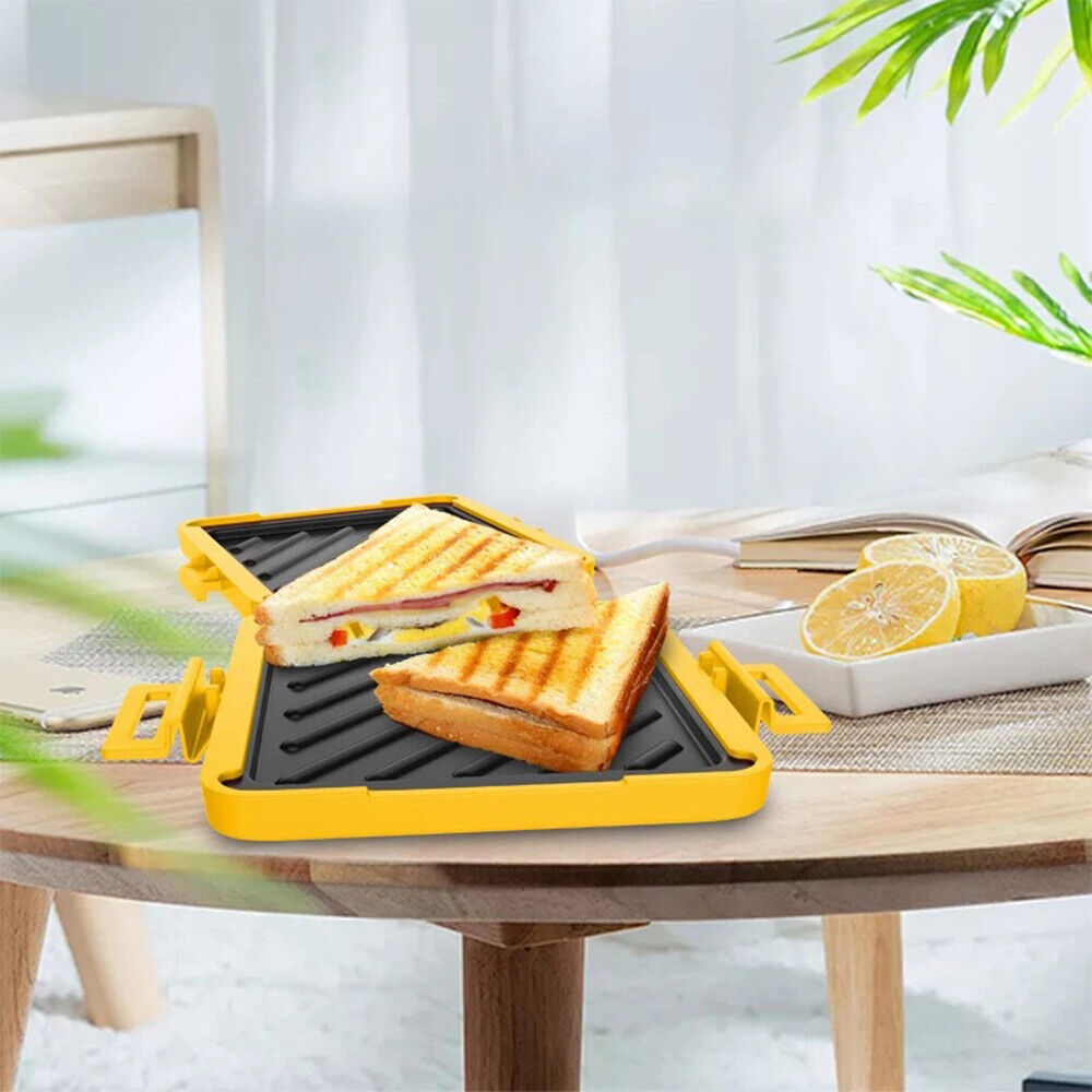Microwave Toastie Maker Sandwich Fast Breakfast Non Stick Panini Press Grill