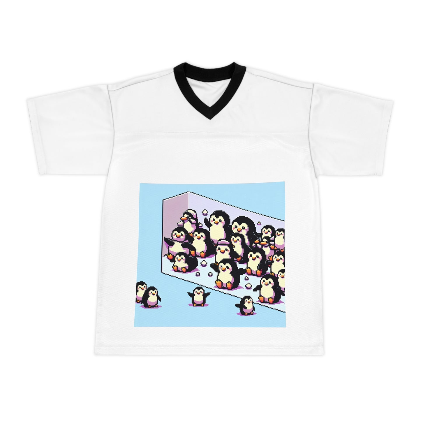Cute Penguin Unisex Football Jersey - Fun & Playful Team Spirit Shirt