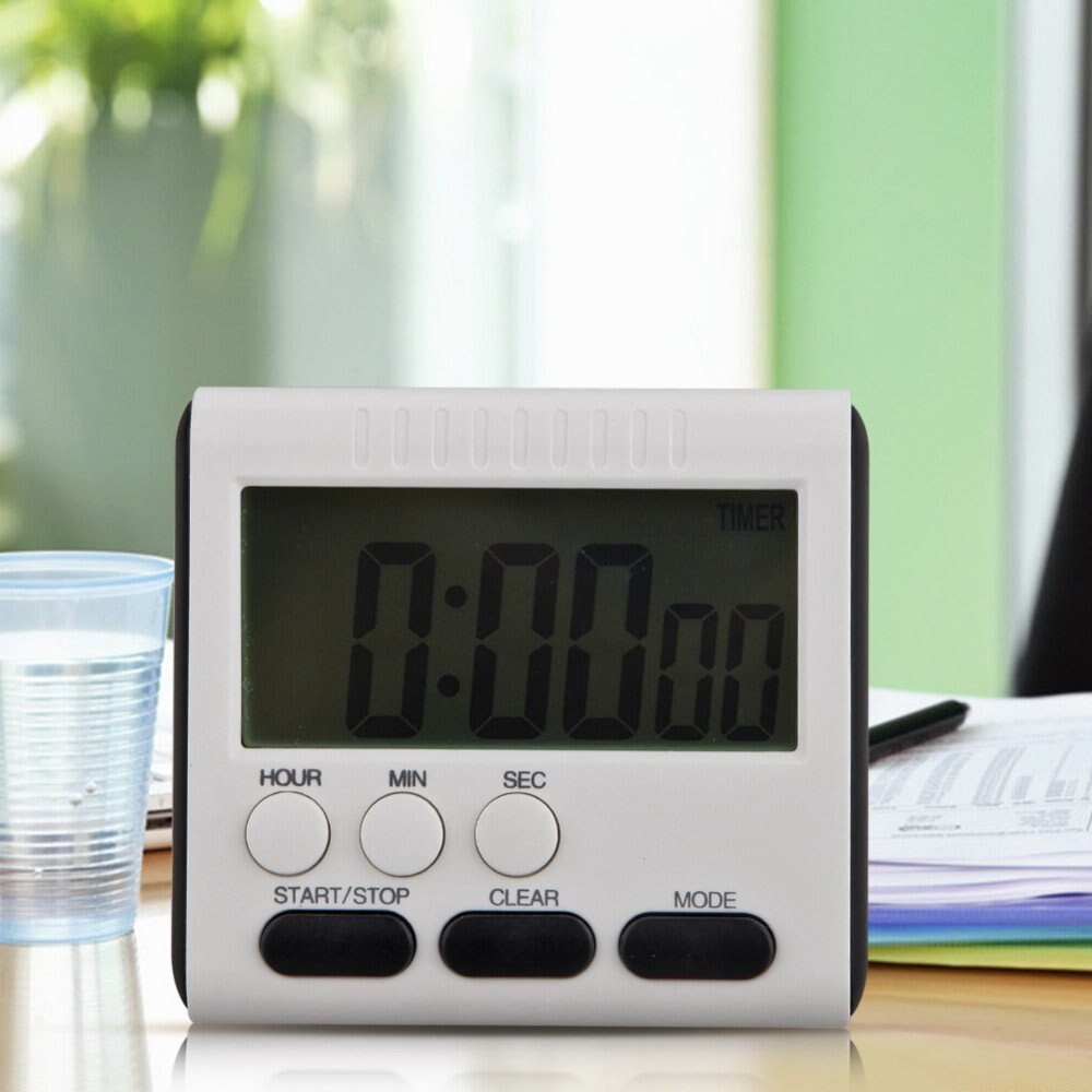 Multifunction LCD Digital Kitchen Cooking Timer Count-Down Up Clock Reminder Magnetic Stopwatch Loud Alarm Electronic Gadgets