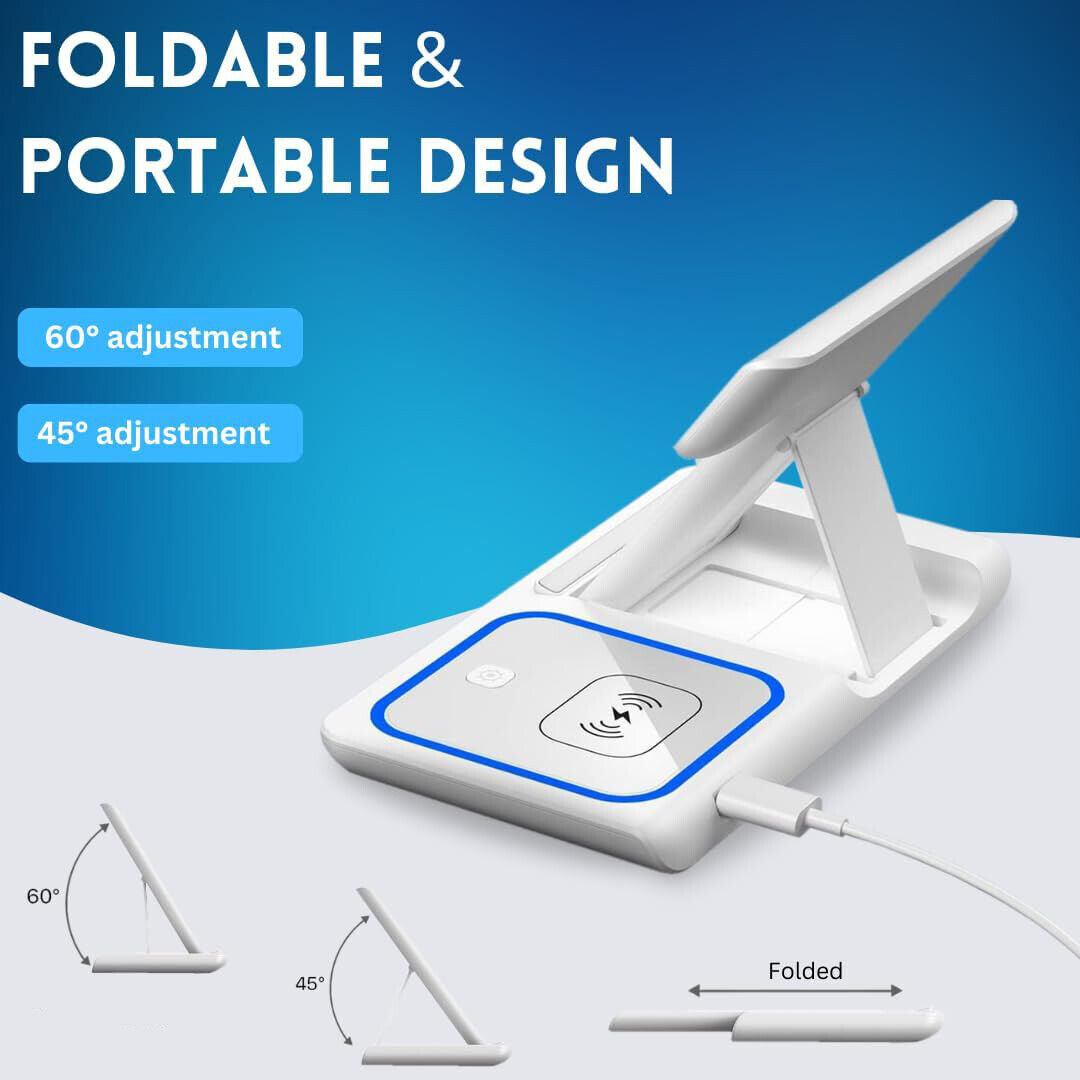Wireless Charger 3in1 Fast Charger Dock For Watch Air Pods 16 15 14