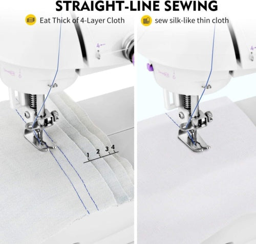 Electric Sewing Machine Portable Multifunctional Household Desktop Sewing UK
