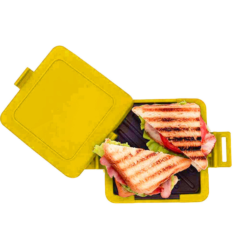 Microwave Toastie Maker Sandwich Fast Breakfast Non Stick Panini Press Grill