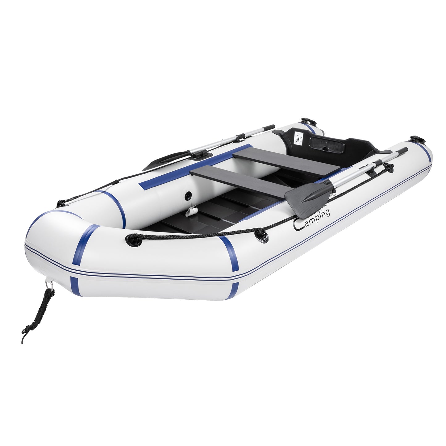 Camping Survivals 10ft PVC 330kg Water Adult Assault Boat Off-White