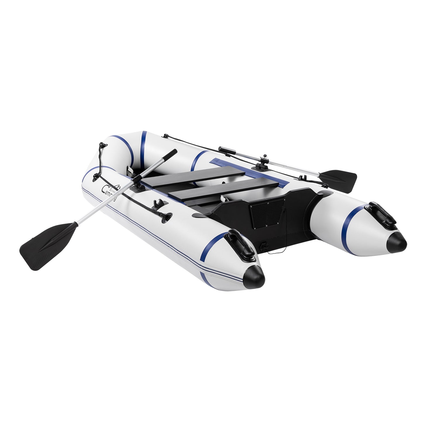 Camping Survivals 10ft PVC 330kg Water Adult Assault Boat Off-White