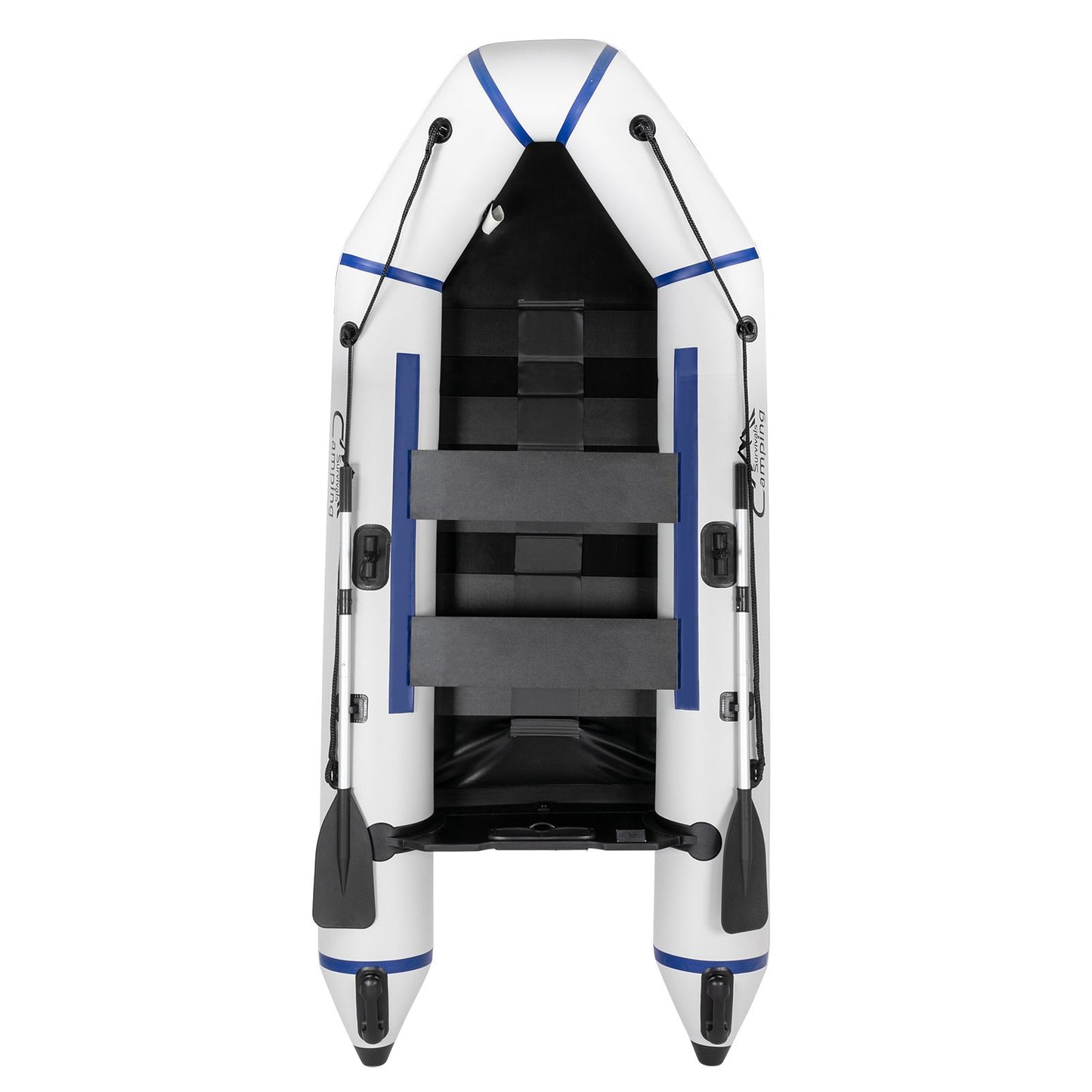 Camping Survivals 10ft PVC 330kg Water Adult Assault Boat Off-White