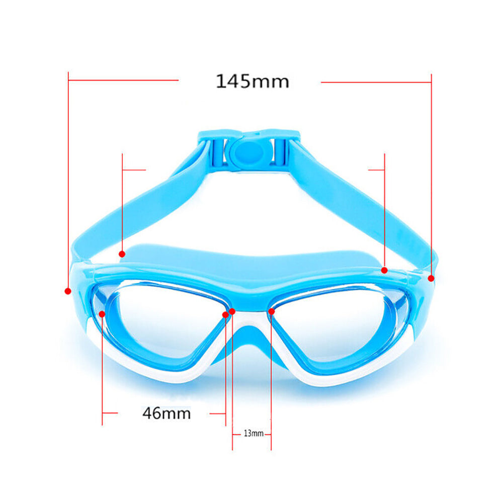 Children's anti-fog swimming goggles pink swimming pool goggles suitable for teenagers and children swimmers hot sale