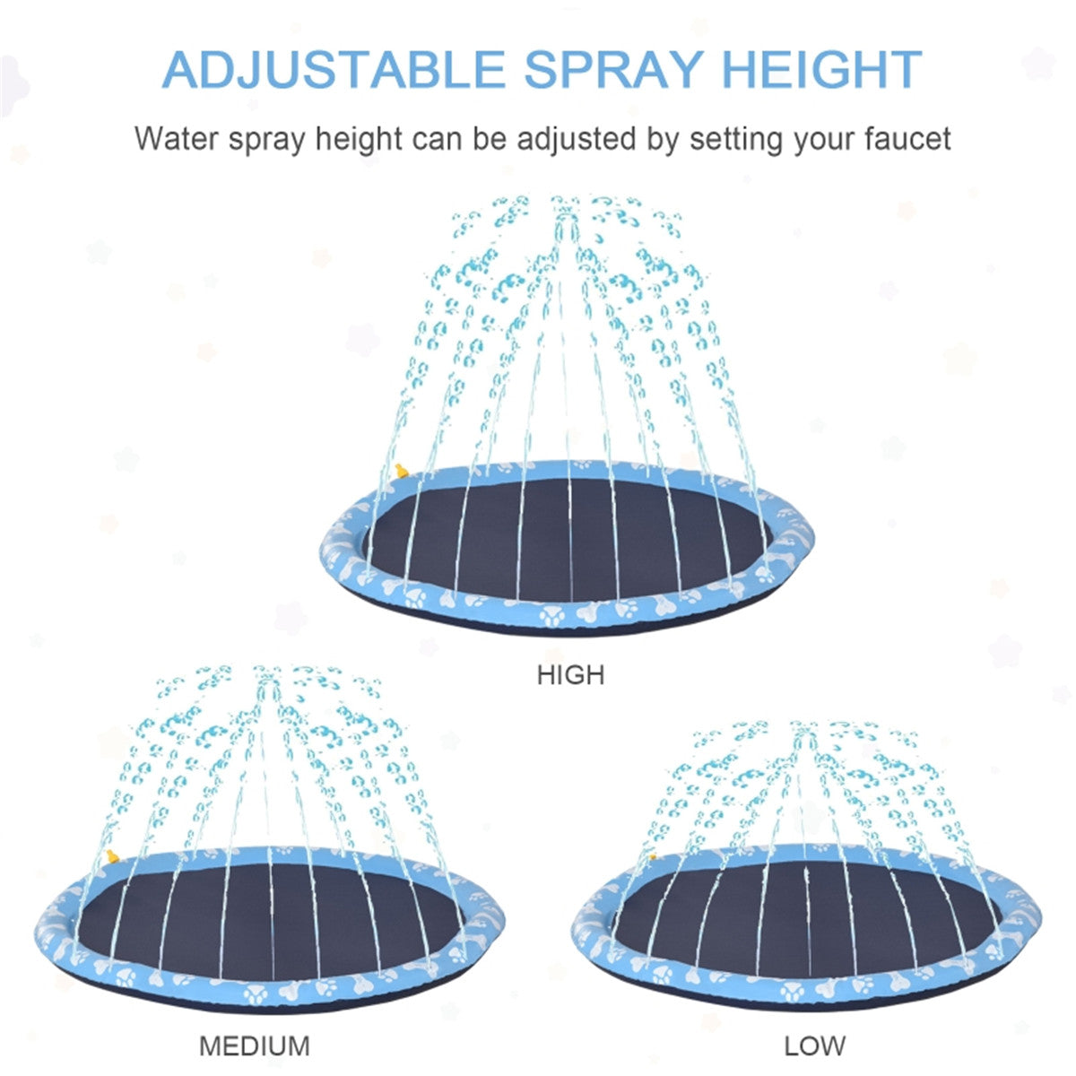 170CM Pet splash sprinkler pad
