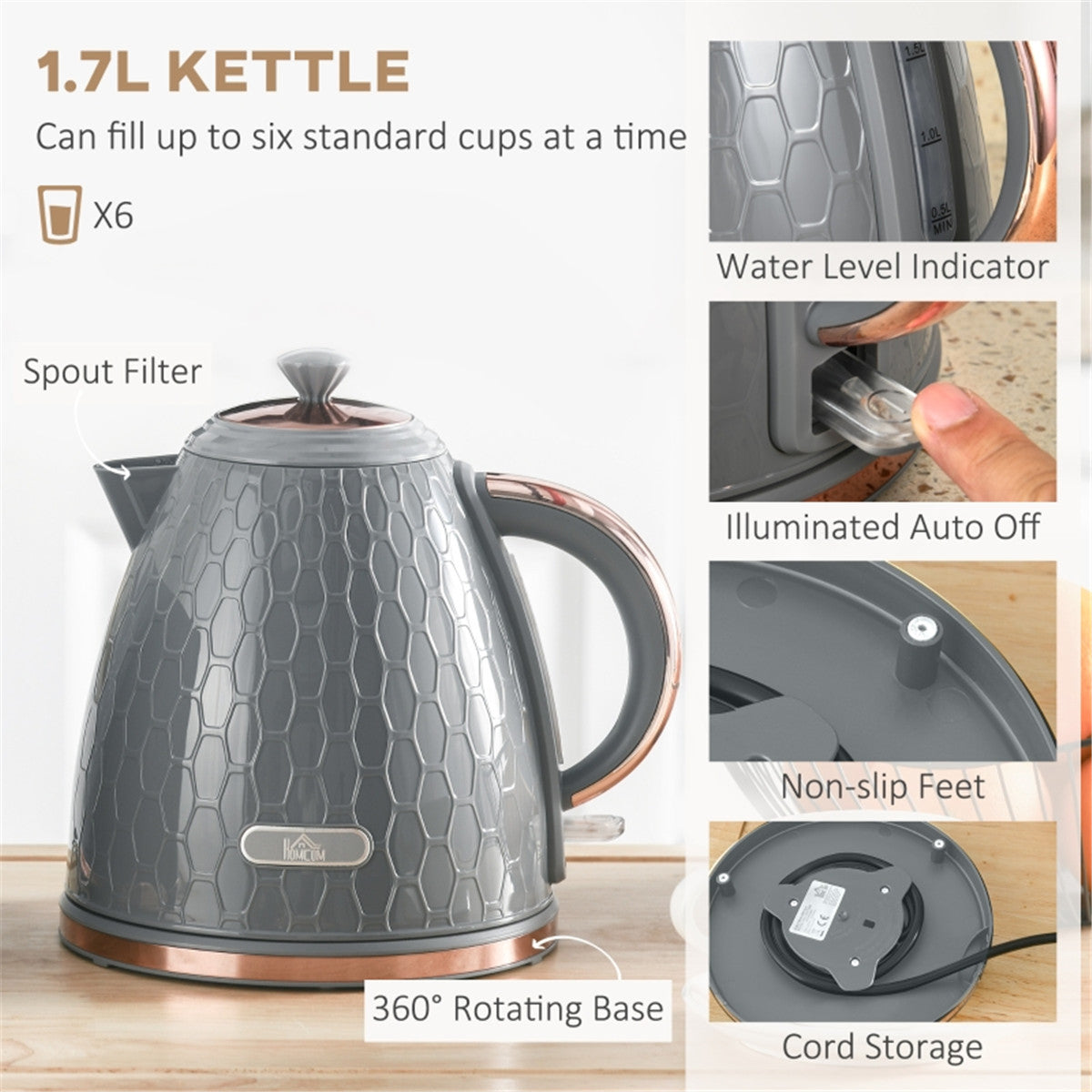 Kettle and Toaster Set