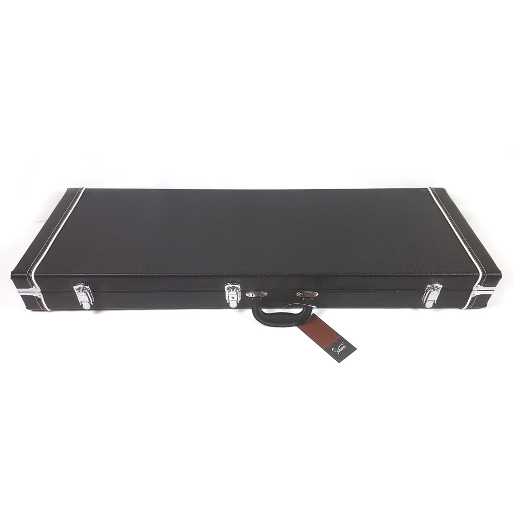 【Replace 47163782】 ST High Grade Electric Guitar Square Hard Case Microgroove Flat Black