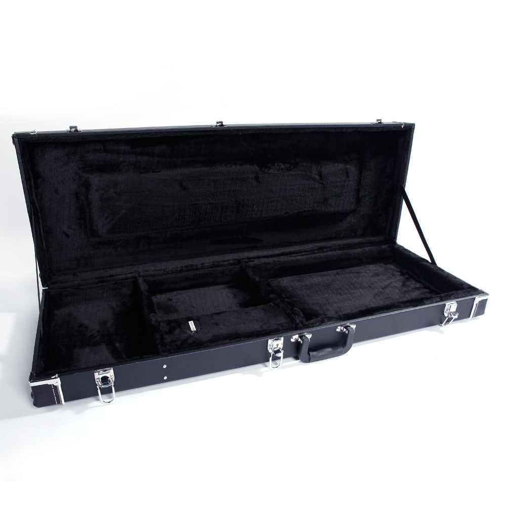 【Replace 47163782】 ST High Grade Electric Guitar Square Hard Case Microgroove Flat Black