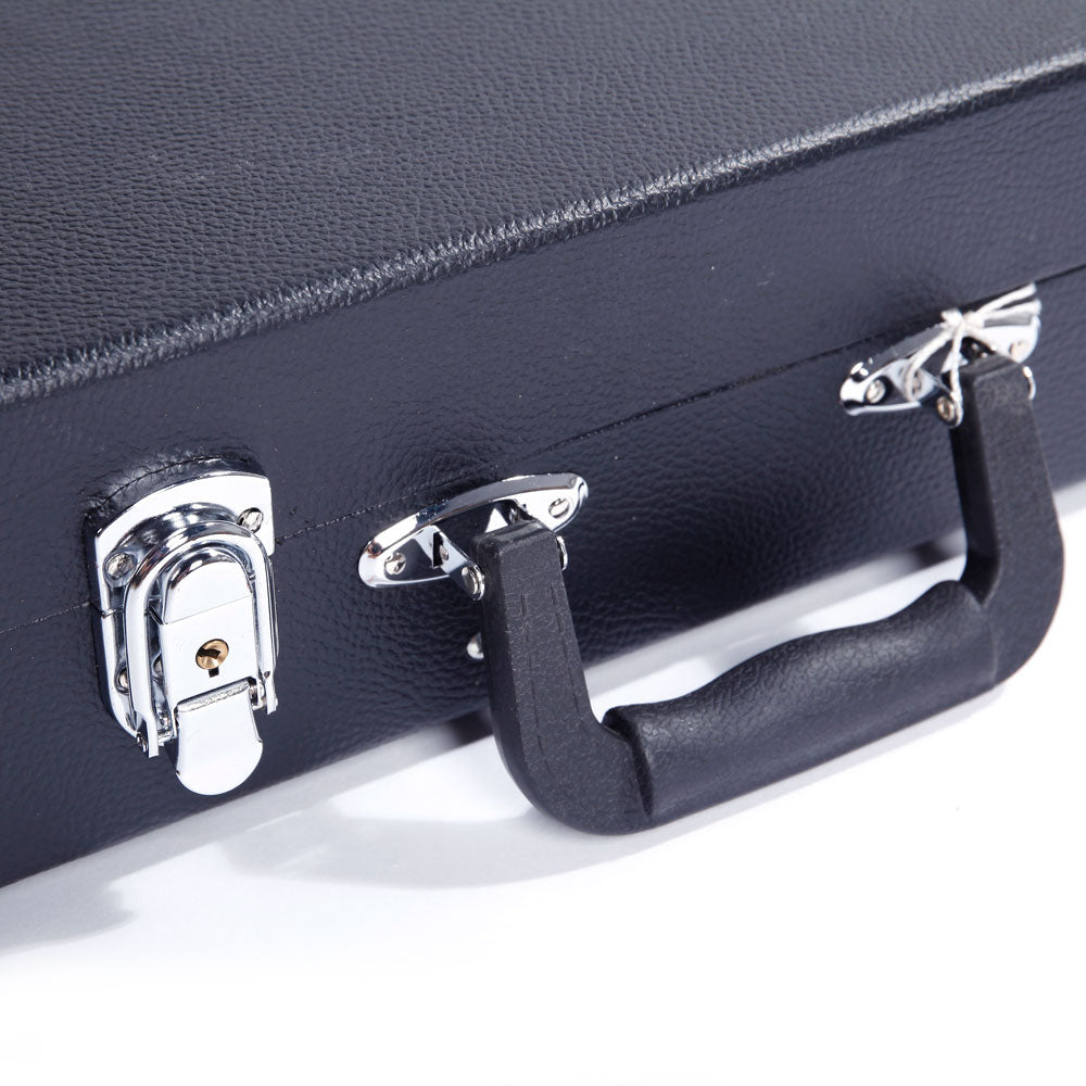 【Replace 47163782】 ST High Grade Electric Guitar Square Hard Case Microgroove Flat Black