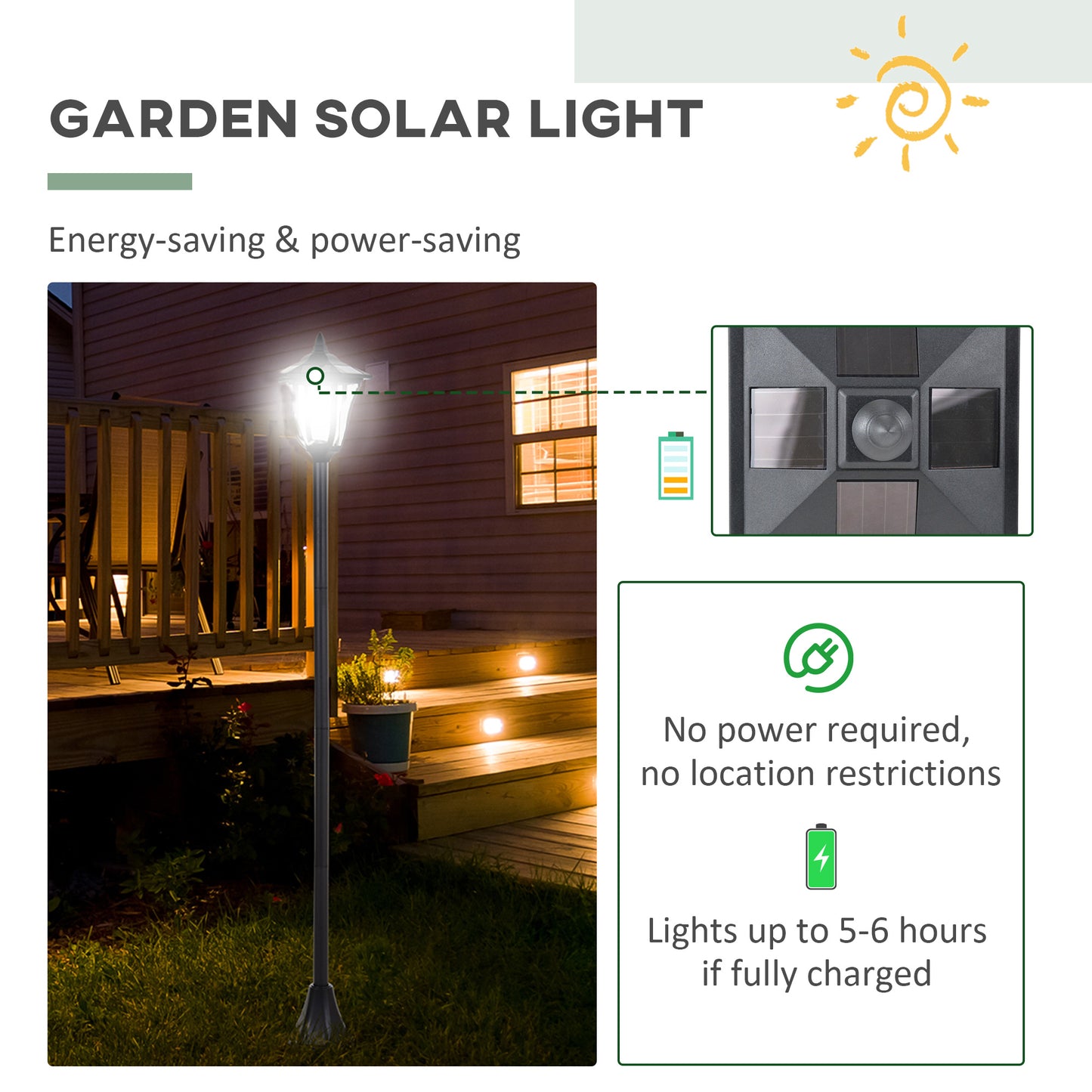Outdoor Lamp /Street Light /Solar Powered Lamp -AS