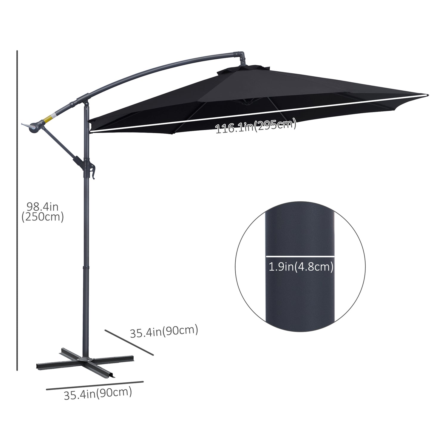Wall Mounted Umbrella