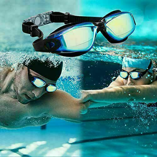 Anti Fog Swimming Goggles UV Glasses Adjustable Earbuds For Men Women Kids