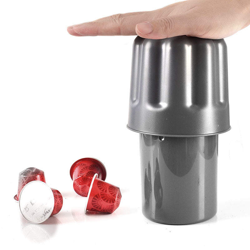 Capsule Used Coffee Grounds Bucket Powder Bucket Aluminum Foil Capsule Powder Separation Bucket Press Waste Residue Bucket