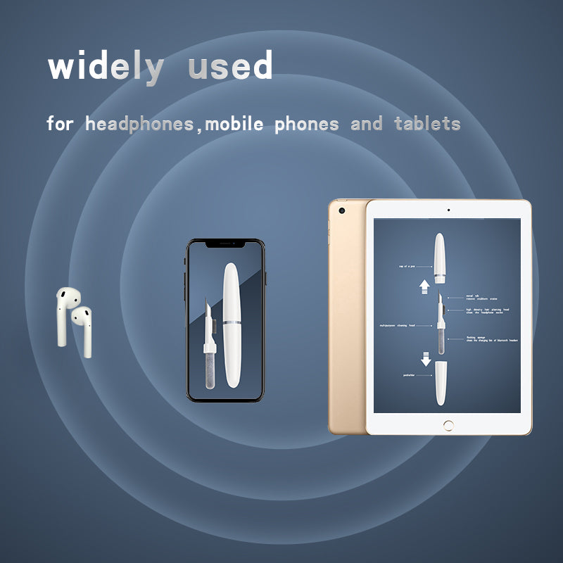 New Multifunctional Earphone Cleaning Pen Suitable for Airpods Earplugs, Mobile Phones, Keyboards, Electronic Products Cleaning