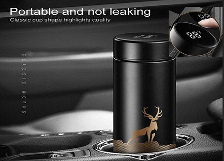 500ML Thermos Vacuum Flasks Temperature Display 304 Stainless Water Bottle Travel Sport Home Large Cup Mugs Gift for Men Women