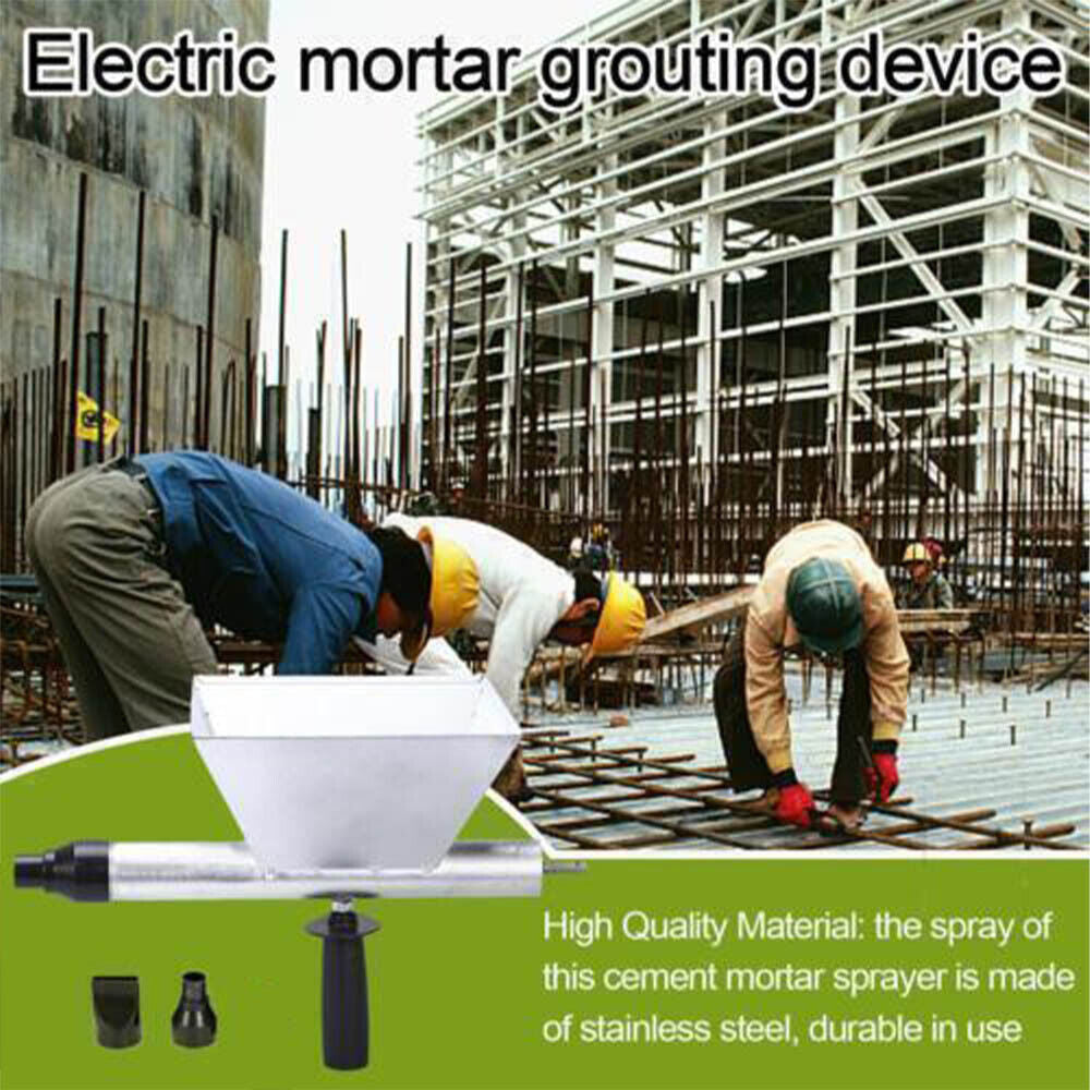Electric Mortar Grouting Machine Cement Caulking Gun For Brick Walls Pointing UK
