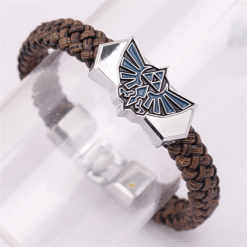 Anime The Legend of Zelda Knit Bracelet Cosplay Costumes Accessories Props Black Punk Fashion Bracelets
