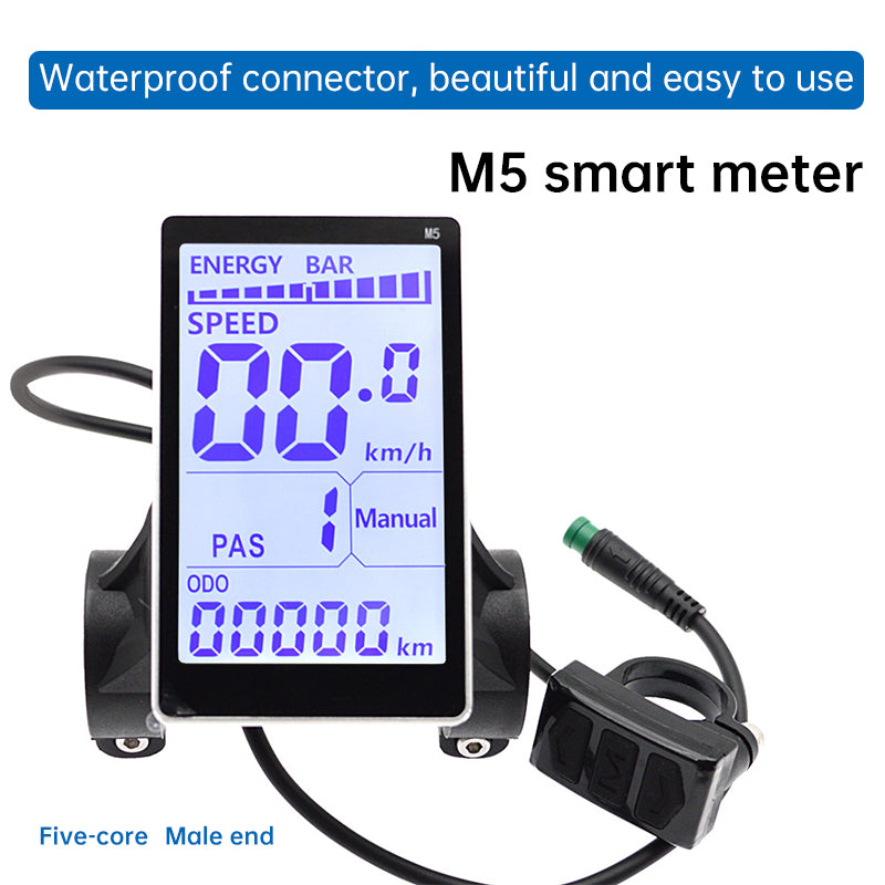 5 - Pin LCD Display Screen for M5 E - bikes: Speedometer & Control Panel, E - bike Accessory