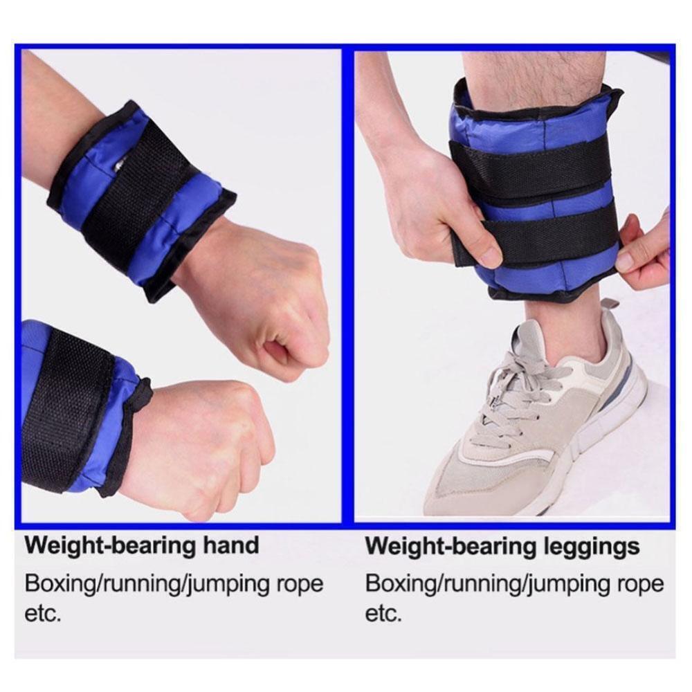 Ankle Wrist Leg Weights Straps Running Exercise Fitness Gym Strength Training UK