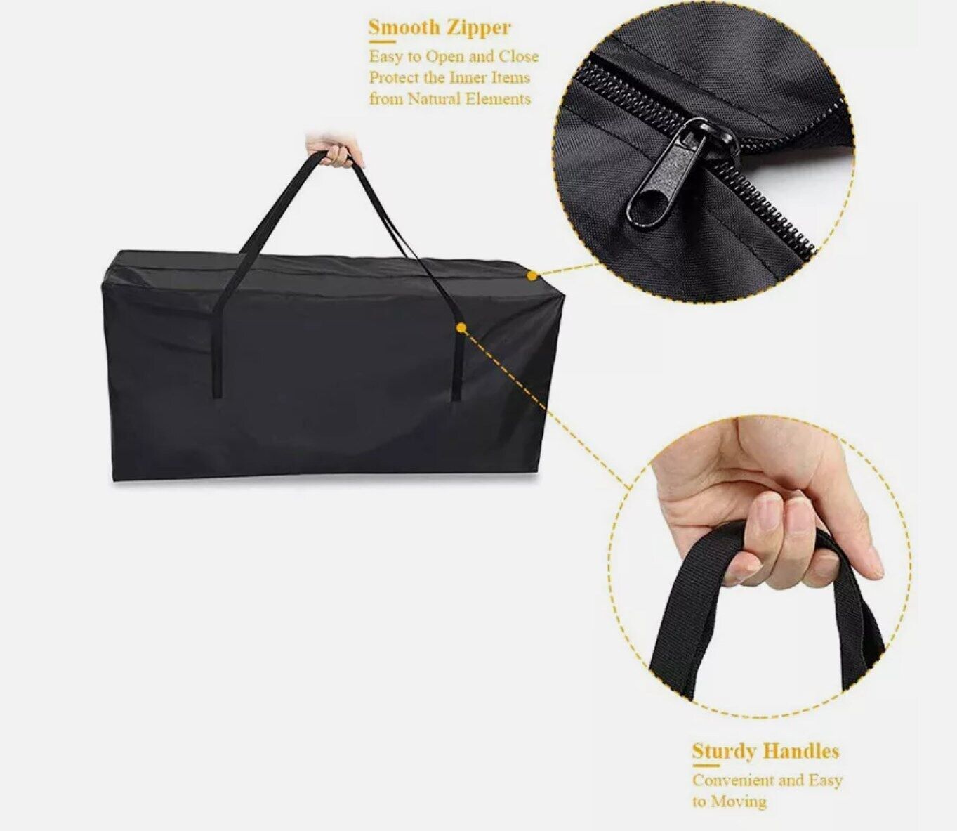 173cm Large Furniture Christmas Tree Storage Bag For Christmas Tree Zipper Bag