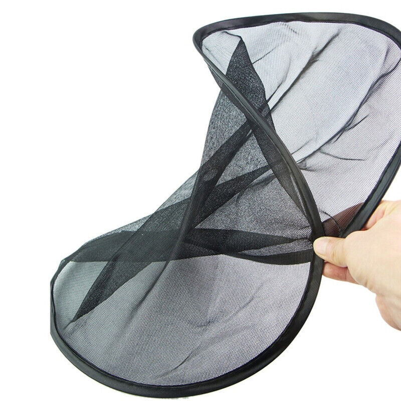 Rear Window Screen Sun Shade Mesh Cover Windshield Sun UV Visor Blocks Black