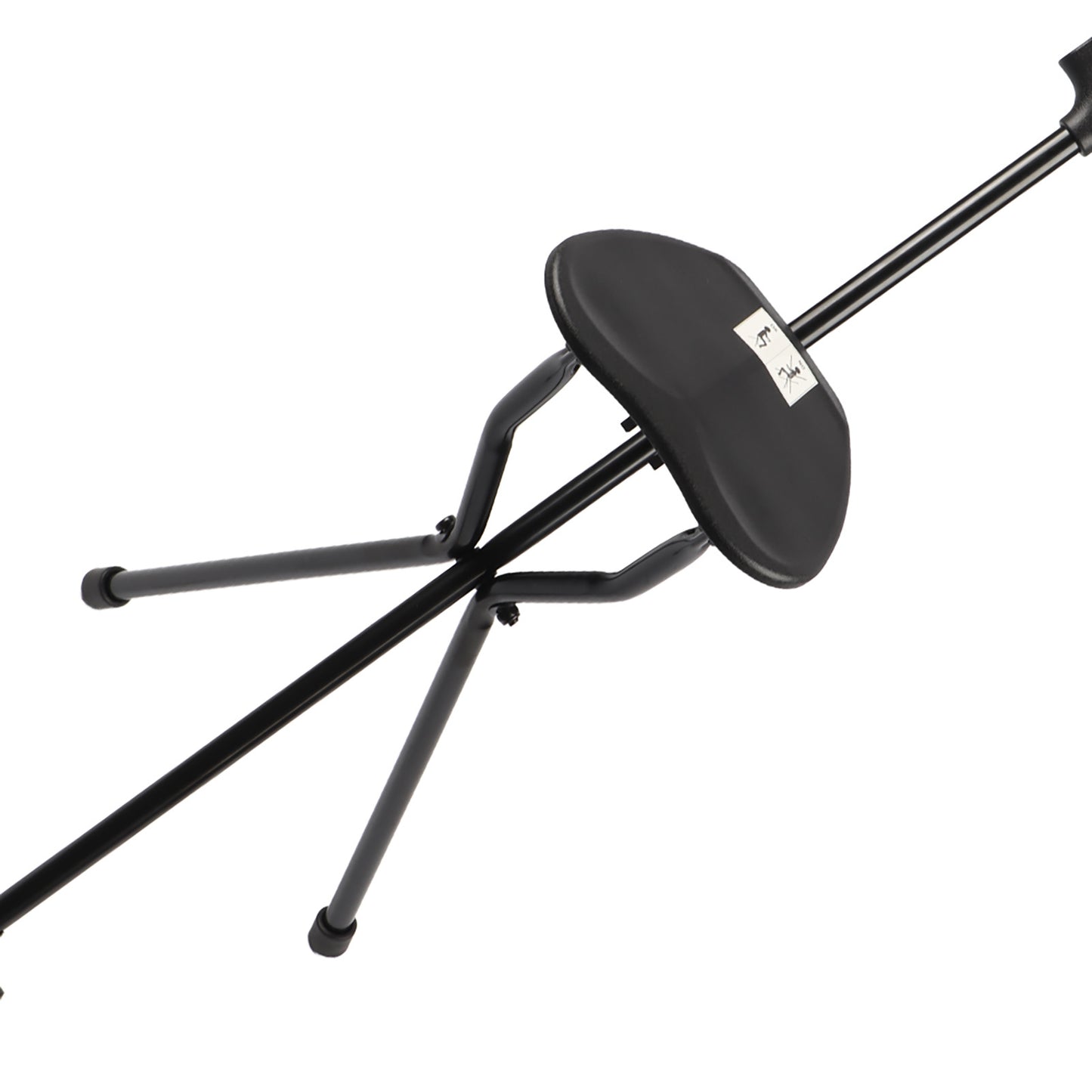 Foldable Crutch With Seat 3 Legs Handle Cane Walking Stick Unisex For Elderly