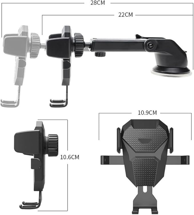 Universal Mobile Car Phone Holder Stand Cradle Mount GPS With Suction