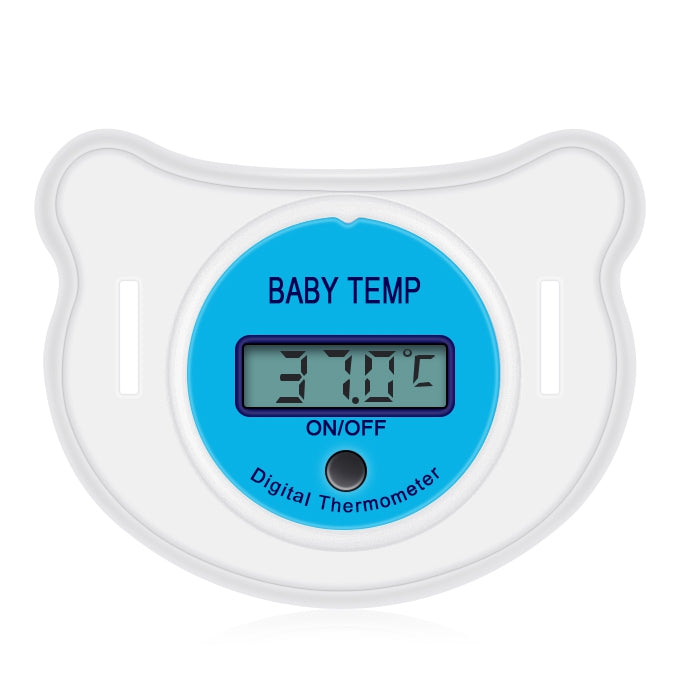 Portable LCD Digital Babies Mouth Pacifier Thermometer with Protective Storage Cover