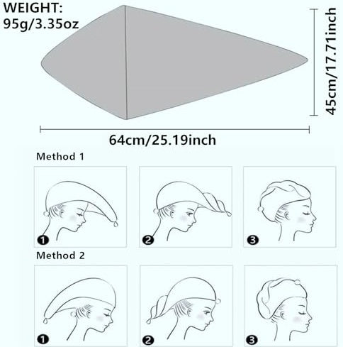 2 Dry Hair Caps