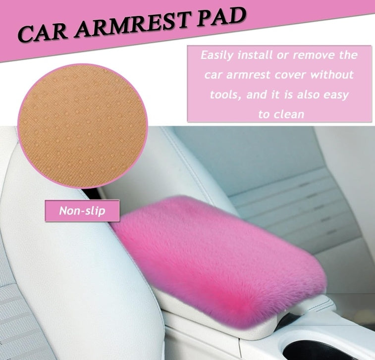 8-piece Plush Steering Wheel Set