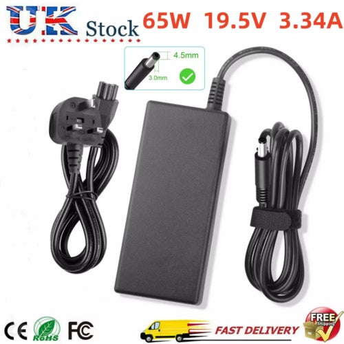 GENUINE LAPTOP CHARGER 19.5V-3.34A, 65W WITH POWER LEAD 7348 3000 3138 NEW
