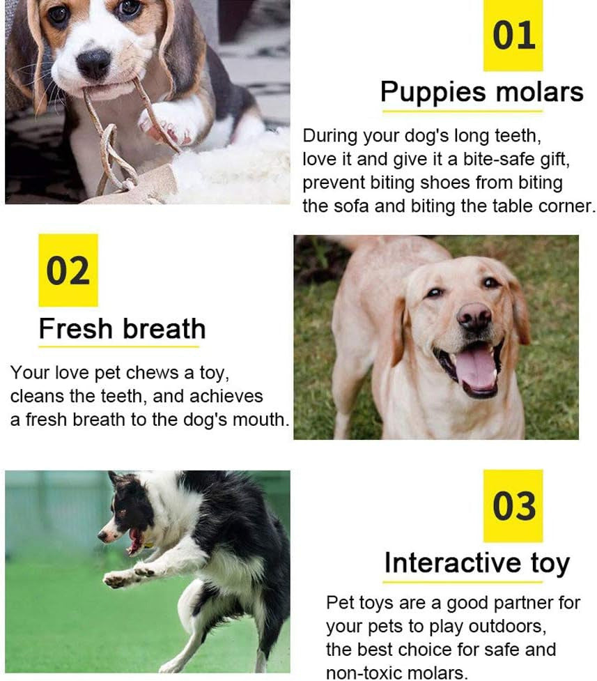 15X Tough Dog Toys Bundle Chew Rope Knot Ball Squeakers Pet Puppy Teething NEW