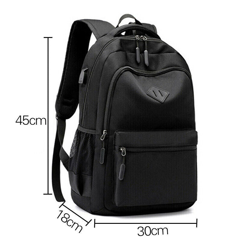 Men Women Boys Laptop Backpack Waterproof Large Mens Rucksack Travel School Bag