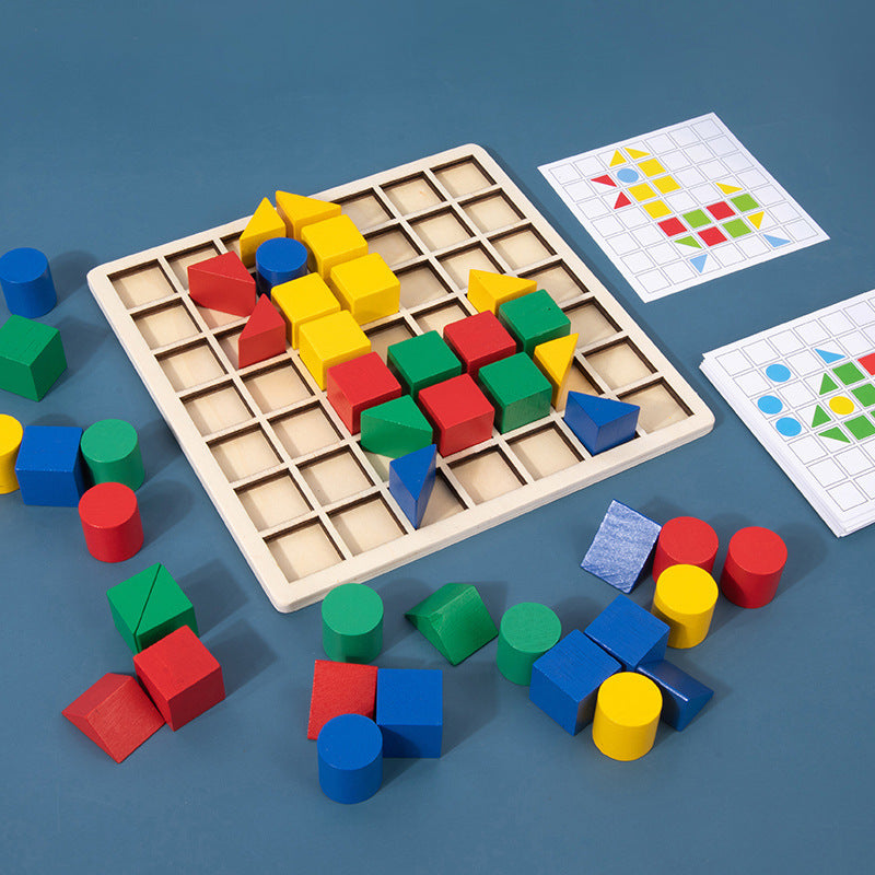 Creative Wooden Block Puzzle Puzzle Toy Intelligence Development