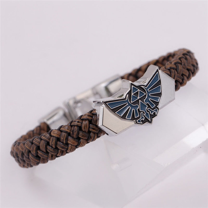 Anime The Legend of Zelda Knit Bracelet Cosplay Costumes Accessories Props Black Punk Fashion Bracelets