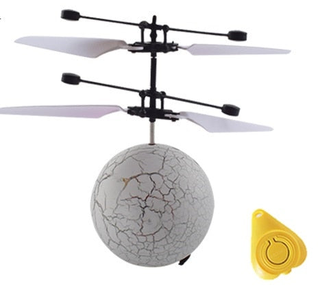 Colorful RC Flying Ball Luminous Kid's Flight Balls Infrared Induction Aircraft Remote Control Toys LED Light Mini Helicopter