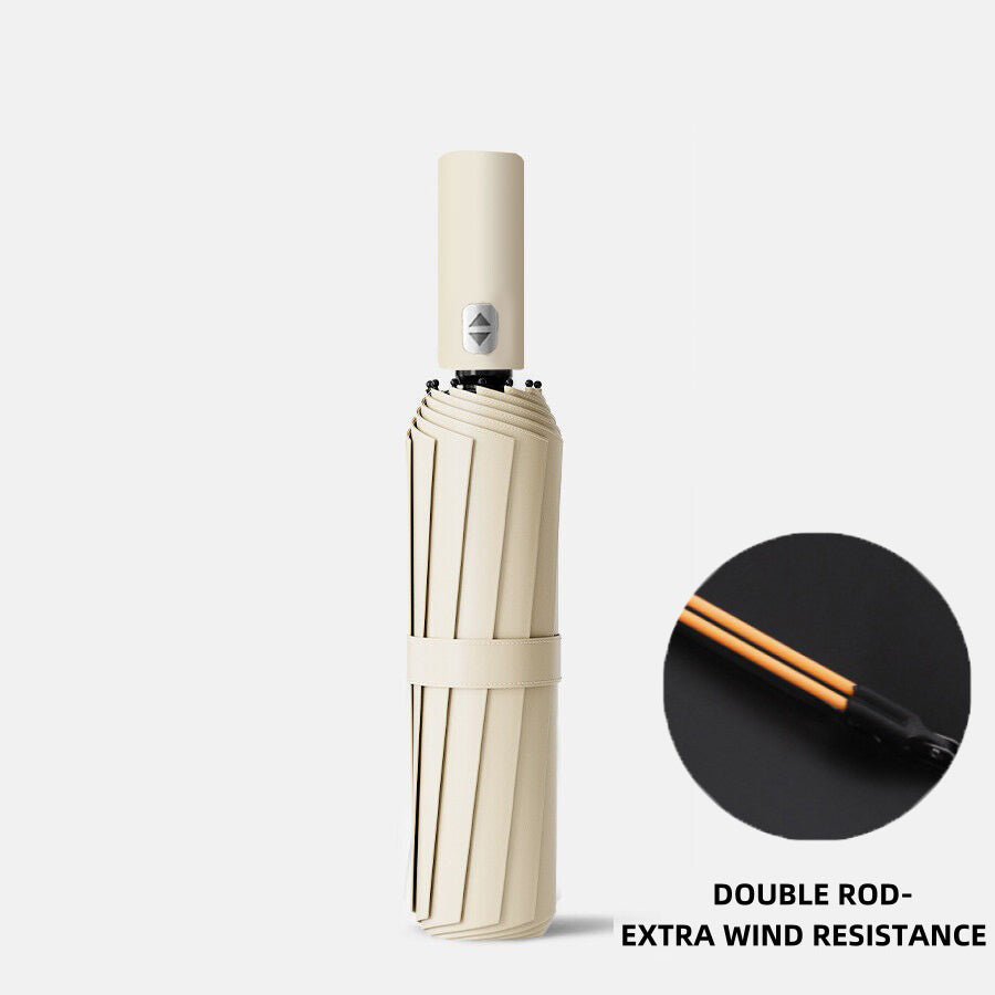Extra Strength Foldable 24 Rods Umbrella Fully Automatic Large UV Protect Rain