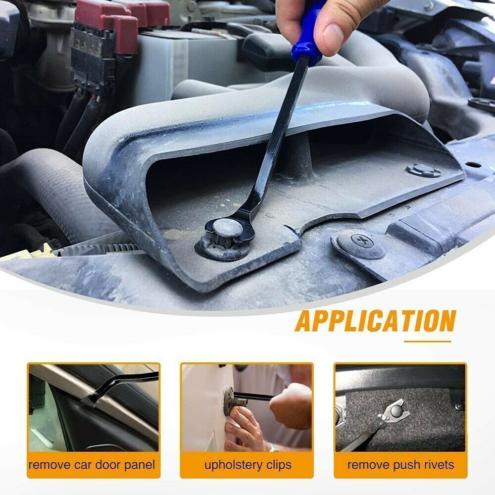 5Pcs Car Trim Removal Tool Set Door Panel Fastener Auto Dashboard Plastic Kit UK