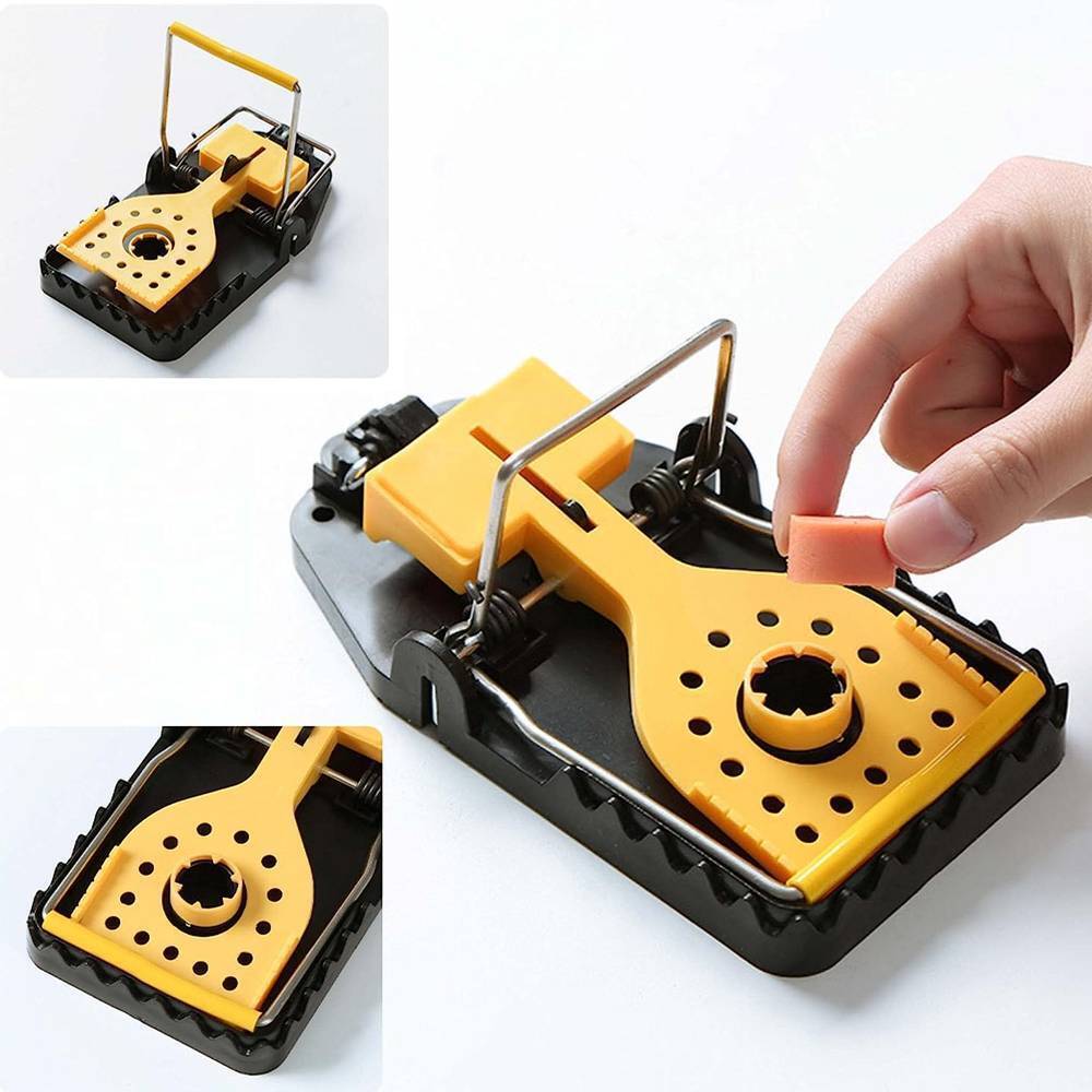 6 X Rat Catching Metal Traps Heavy Duty Snap Mousetrap Bait Pest Catcher UK