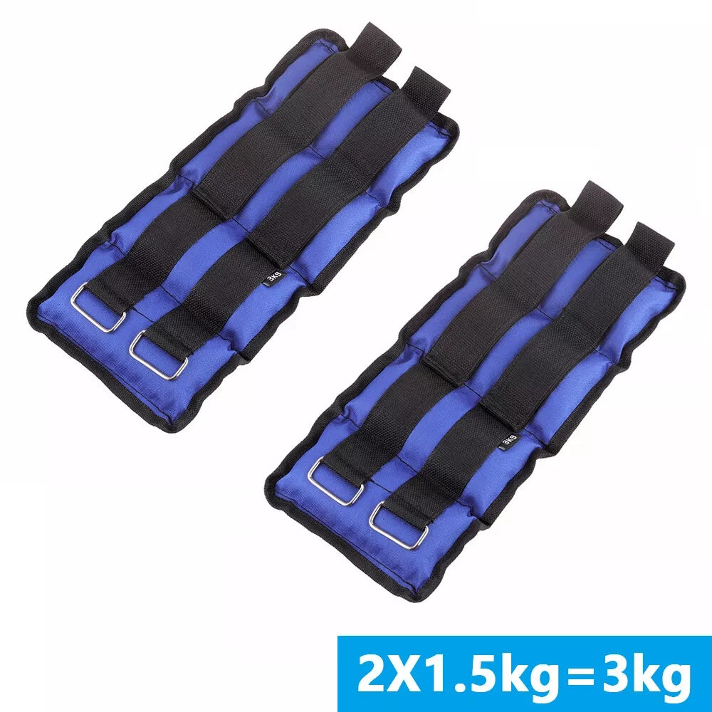 Ankle Wrist Leg Weights Straps Running Exercise Fitness Gym Strength Training UK