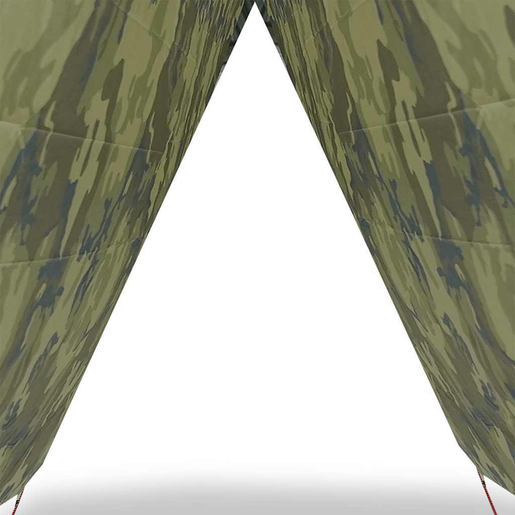 vidaXL Camping Tarp Camouflage 406x306 cm Vedenpitävä
