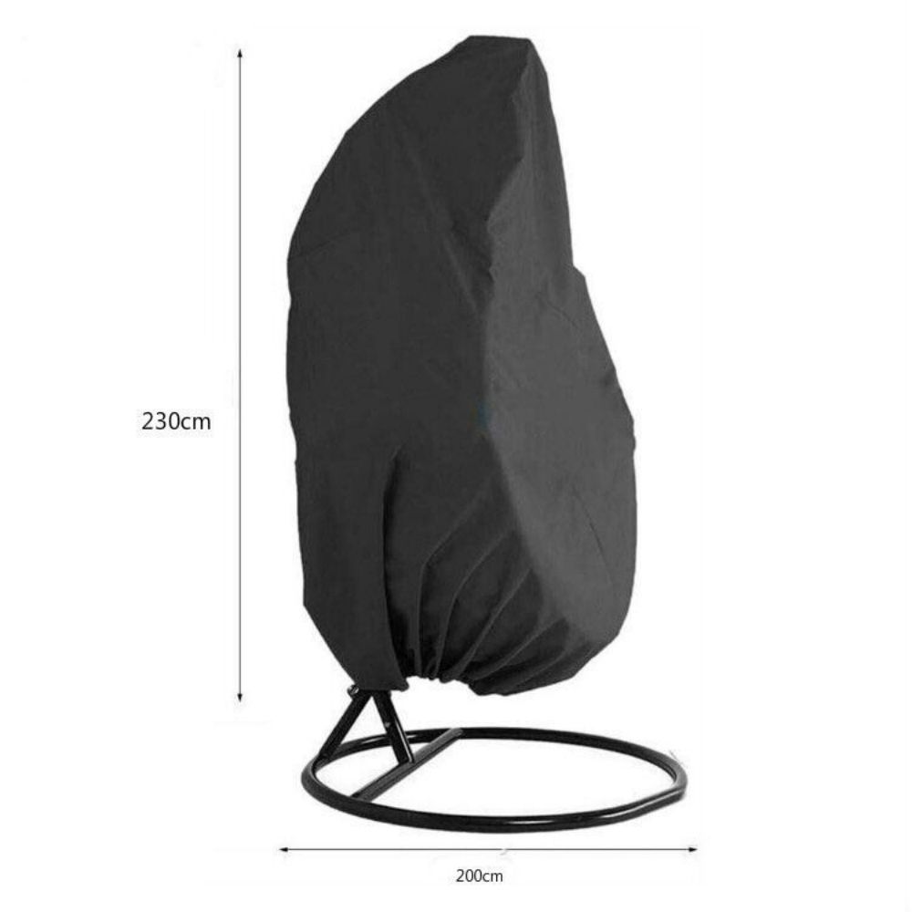 Waterproof Double Egg Chair Cover Hanging Swing Hammock Rattan Outdoor Furniture