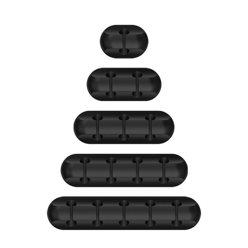 Creative silicone storage hub charging cable organize data cable holder mobile phone desktop cable organizer