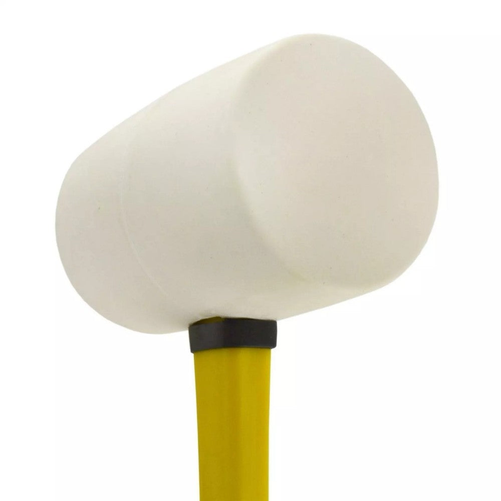 32oz LARGE White Rubber Mallet Hammer MARK FREE Handle UPVC Window Glazing Panel