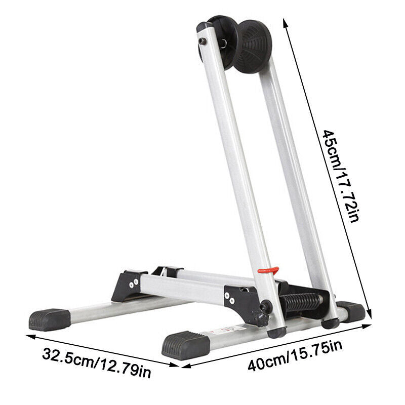 Folding BIKE STAND Portable Bicycle Floor Ground Parking Holder Storage Rack