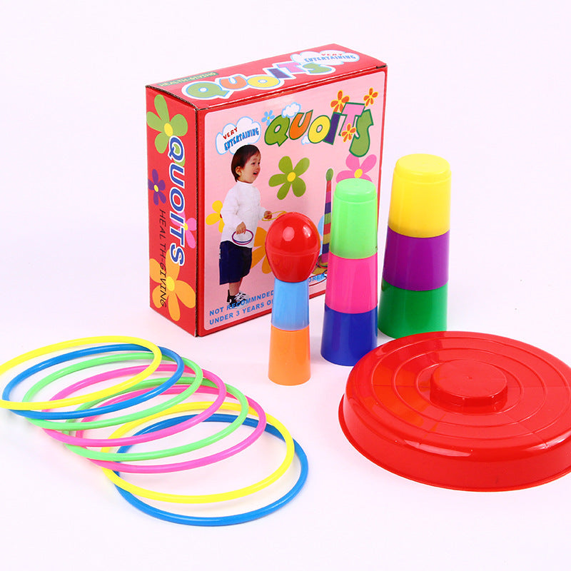 Creative Stacking Music Set Circle Toy Large Parent Child Throwing Ring Children's Stress Relieving Toy