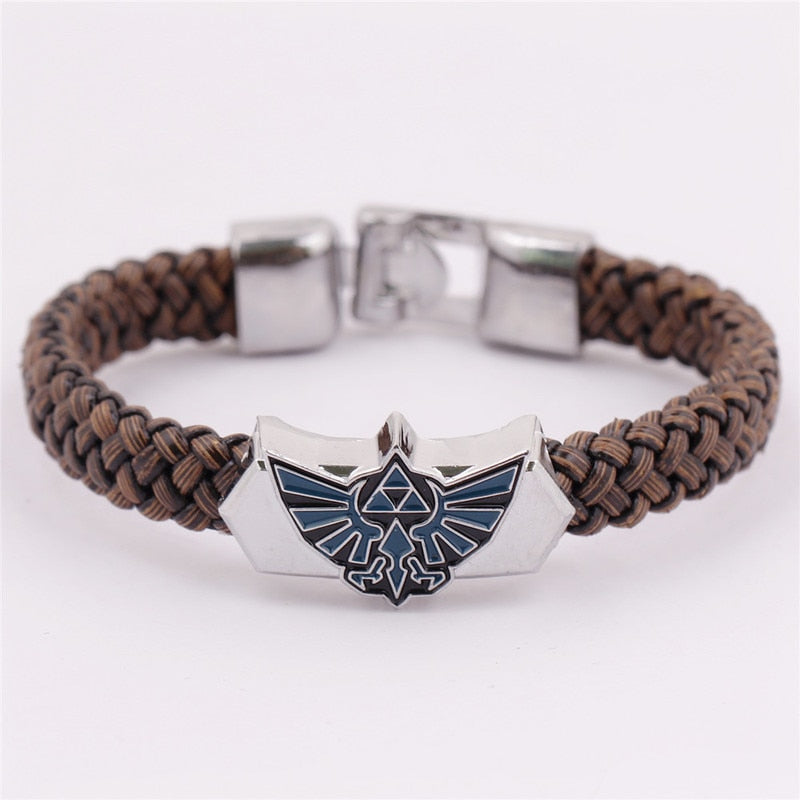 Anime The Legend of Zelda Knit Bracelet Cosplay Costumes Accessories Props Black Punk Fashion Bracelets